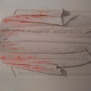 Xhilaration fringed kimono